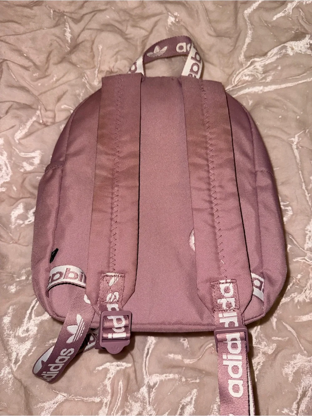 adidas Dusty Pink Trefoil mini backpack - Picture 4 of 4